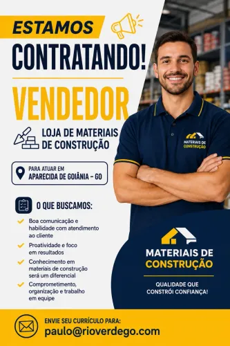 Vaga de vendedor 
