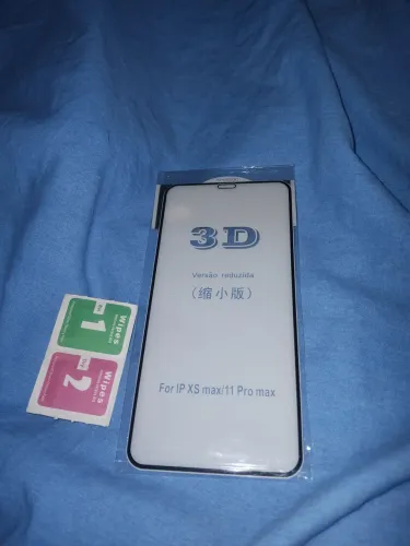 Película 3D iPhone XS Max / 11 Pro Max ? Nova + Wipes 1 e 2