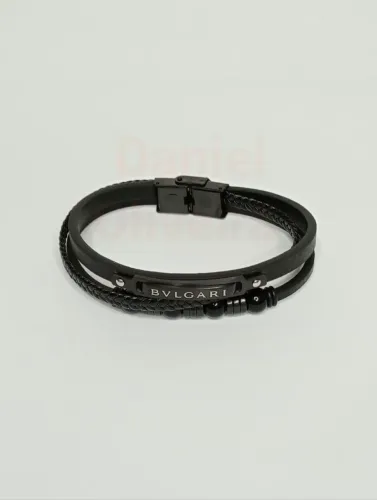 Pulseira de couro Bvlgari 20cm