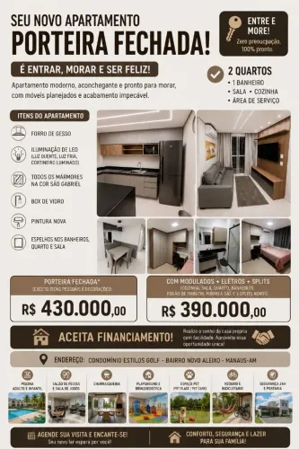 ? Condomínio Estilos Golf - Bairro Novo Aleixo - Manaus/AM