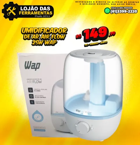 Umidificador de Ar Air Flow 25w Wap