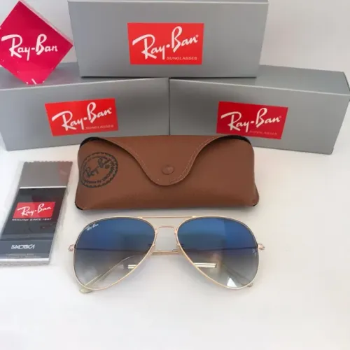 óculos de sol ray ban aviador bllue  lentes de cristal style