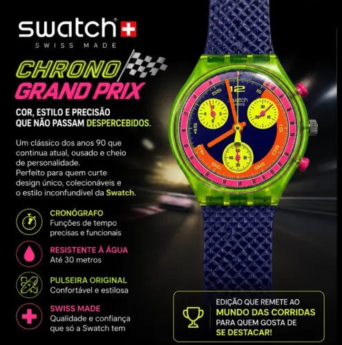 Swatch Chrono Grand Prix Original 1991