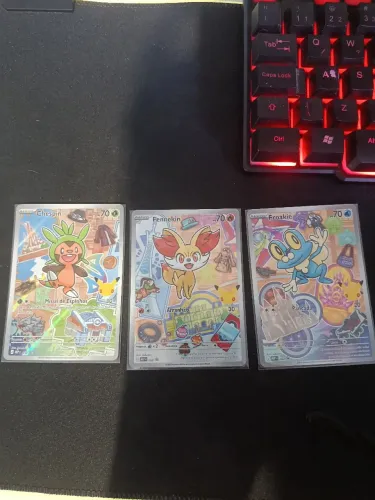 Cartas pokémon trio kalos