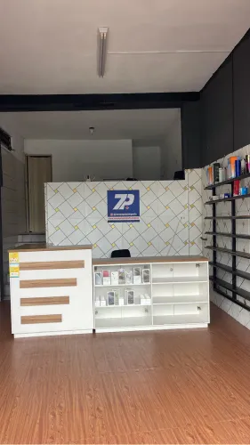 Balcão 3 partes em L para diversas lojas
