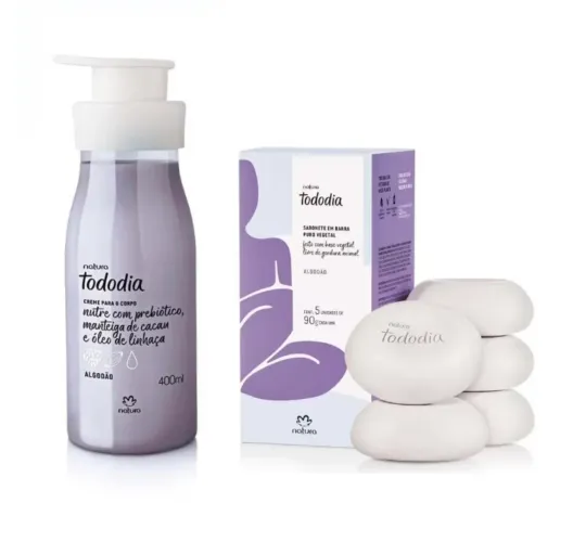 Kit Todo dia Natura Hidratante + Caixa de Sabonetes (Escolha sua Fragrância)