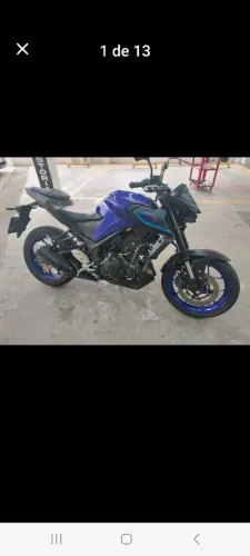 Vendo ou troco Yamaha MT03 com 6.000km de leilão media monta.