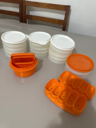 Kit para fazer Hambúrguer Tupperwere com