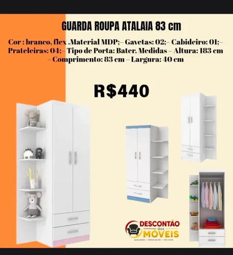 Guarda Roupa atalaia infantil