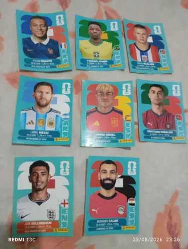 Figurinhas lendárias Copa 2026