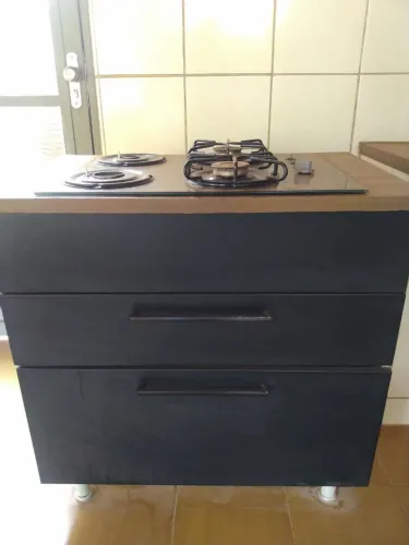 Vendo Cooktop 4 bocas com balcão Itatiaia em aço