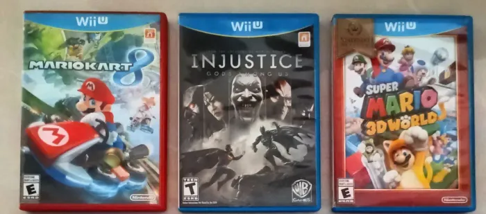 3 jogos originais Nintendo wiiU em perfeito estado os 3 por 149