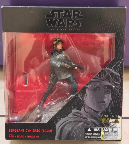 Boneco Rogue One do Sargento Jyn Erso EADU da série Star Wars