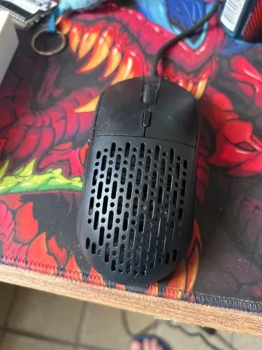 Mouse Sem Fio Gamer Fallen Pantera PRO Wireless, 26000 DPI, RGB, 68,70g,Preto
