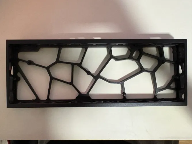 Case de alumínio para teclado GH60