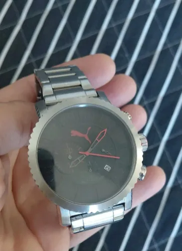 Relógio Puma Masculino Chronograph Ultrasize - Aço Inoxidável