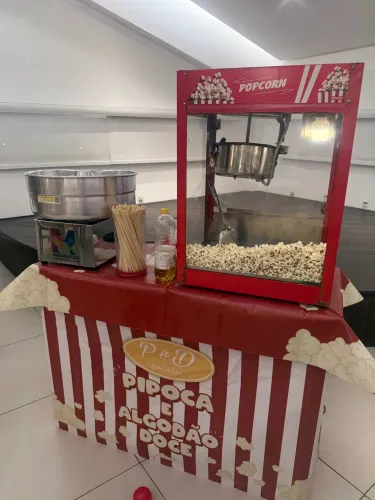 Estação pipoca e algodão doce