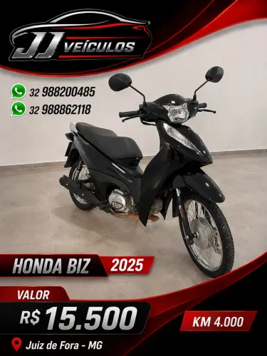 Honda Biz 125 ES 2025 Muito Nova 4.400km