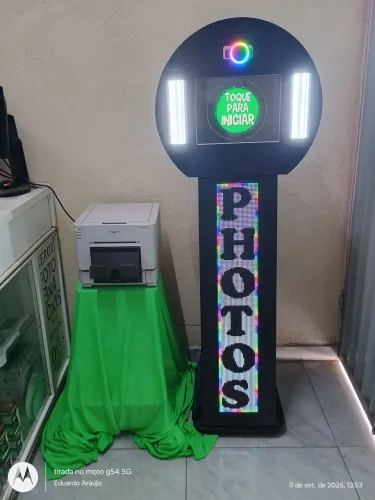 Totem de fotos para festas e eventos