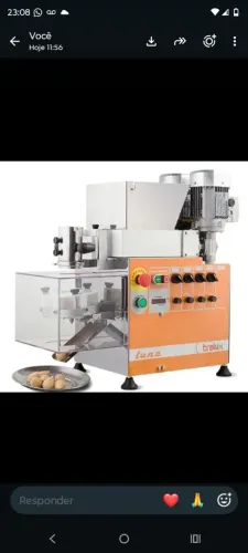 Vende se uma máquina fabricante de coxinha e todo tipo de salgados mais de 5 mil saldados