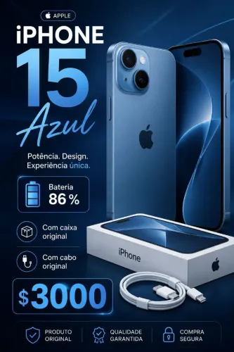 IPhone 15 azul