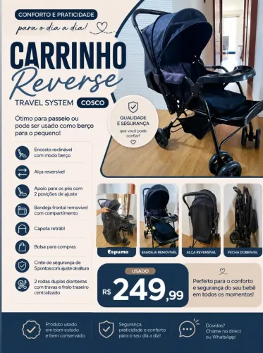 Carrinho de bebê Cosco Reverse