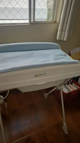 Banheira com trocador