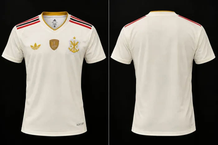 Camisa flamengo bege Dryfit
