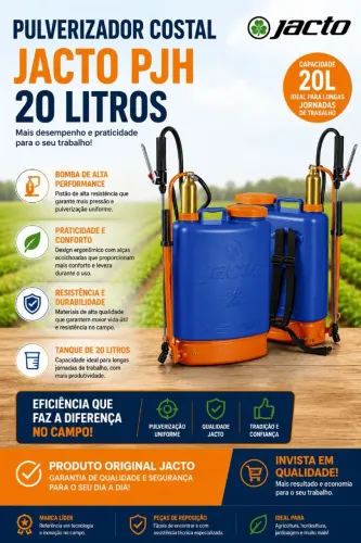 Vendo pulverizador costal jacto pjh 20 litros