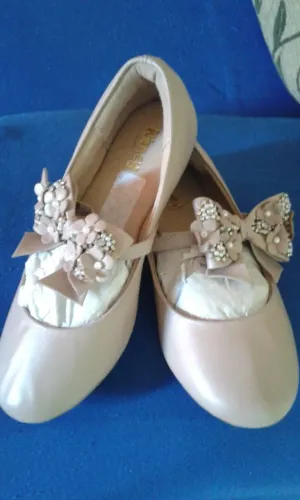 Sapato Infantil Estilo Princesa