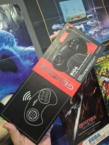 Controle Sega Gênesis Retro Bit