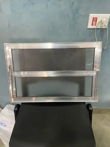 Vitro de alumínio novo 60x40 com vidro