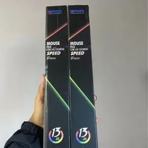 Mouse Pad Gamer RGB LED 80x30 | Novo Lacrado