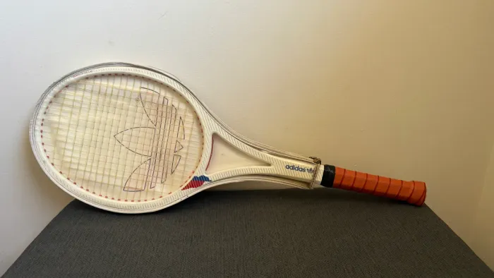 raquete vintage adidas rara | cf 10 l | assinatura ivan lendl | anos 80 | campinas/sp