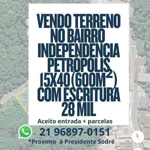 Terreno 600m² no Siméria com Escritura em meu nome