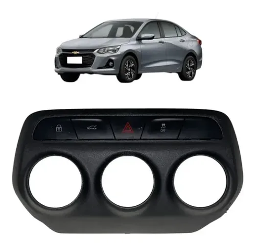 Comando Central Alerta C/ Moldura Gm Onix Ltz 2024 26211382 Preto