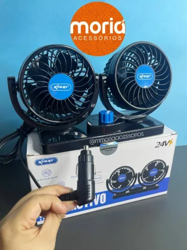 Ventilador Automotivo 24v para Caminhão Ônibus Micro-ônibus Van