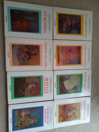 ?Lote 8 Livros Coleção Paraíso Da Criança - Editora Edelbra (Antigos / Raridade)