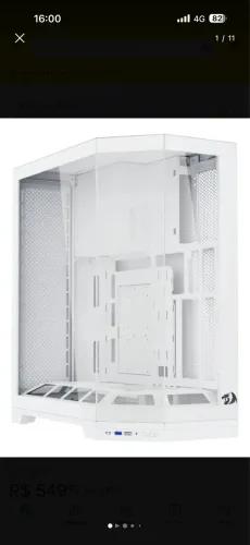 Gabinete Redragon edge branco
