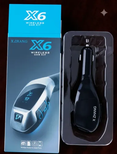Kit Veicular Bluetooth X6 X Zhang - Transforme seu Som e Carregue seu Celular!