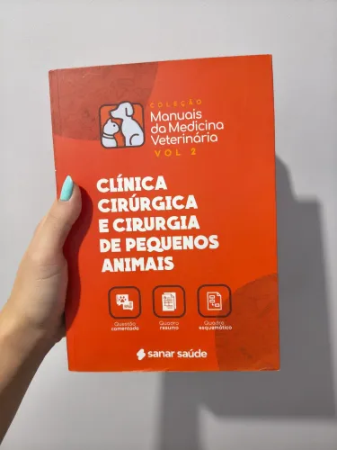 Manual Sanar Medicina Veterinária Vol 2 - Clínica E Cirurgia De Pequenos