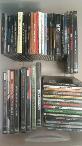 CDs e DVDs de Rock
