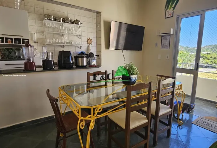 Apartamento para Locação em Ubatuba, Toninhas, 4 dormitórios, 3 banheiros, 1 vaga