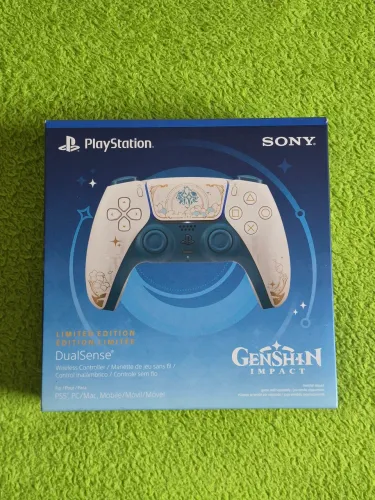 PS5 | DualSense Genshin Impact | NOVO | ACEITO OLX PAY