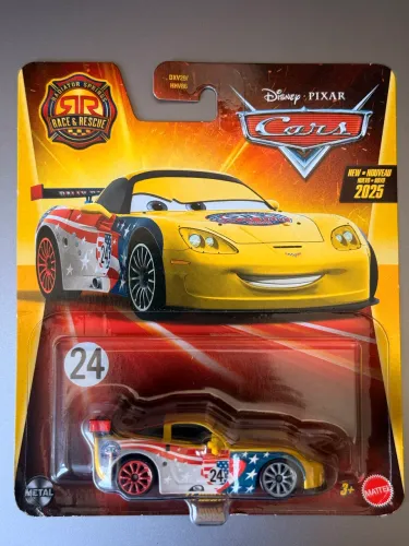 Disney Pixar Carros - Corvette Race Rescue 24