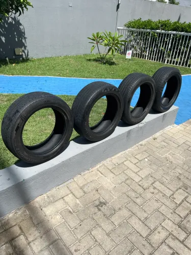 Jogo 4 Pneus 195/55 R16 Continental - Original Onix Premier