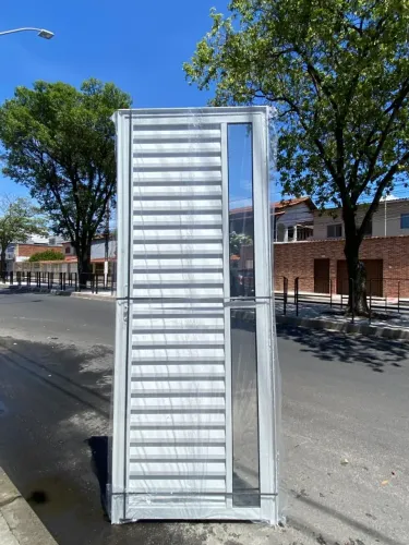 PORTA DE ALÚMINIO BRANCO 2.10X 60CM 70CM 80CM - COMPRA CERTA