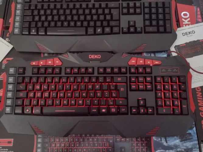Teclado gamer na promoção poucas unidades