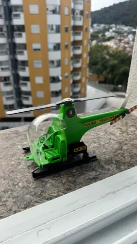 Helicóptero Polícia Playmobil Anos 80