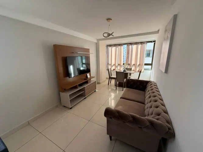 Apartamento 02 quartos mobiliado a 100m da Orla do Cabo Branco